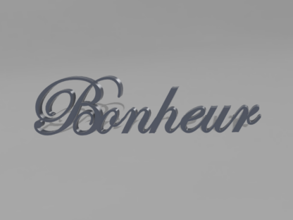 Bonheur BLEU GRIS