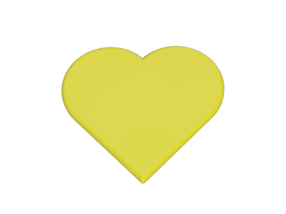 Coeur JAUNE