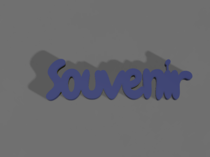 Souvenir BLEU