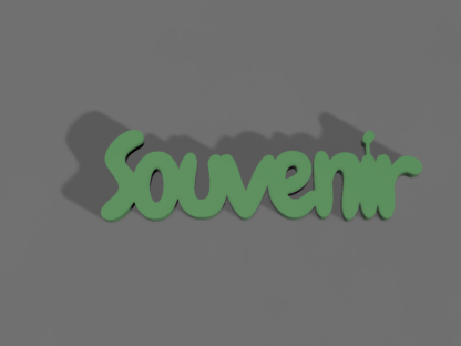 Souvenir VERT