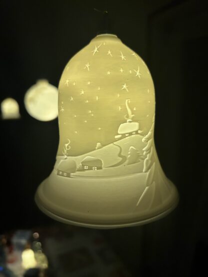 Grande Cloche de Noël Lumineuse