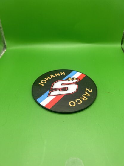 🏁 Sous-Verre Johann Zarco en Relief – L’Accessoire MotoGP Collector 🏁 – Image 3