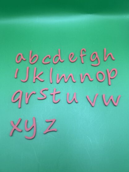 Lettrage Segoe print minuscule