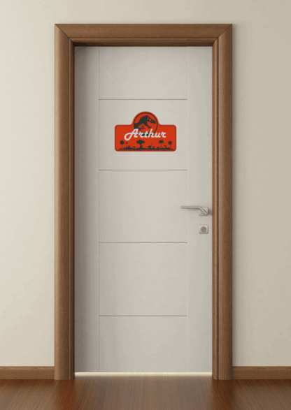 🦖 Plaque Murale Jurassic Park Personnalisable 🦖 – Image 5