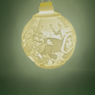Boule Lumineuse La Belle et la Bête