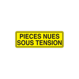 Pièces nues sous tension