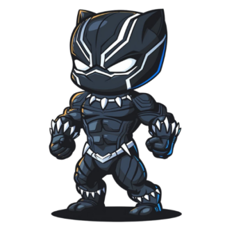 STICKER BLACK PANTHÈRE