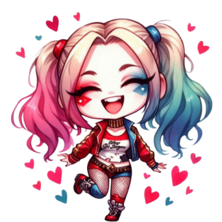 STICKER HARLEY QUINN