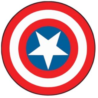 STICKER CAPTAIN AMERICA